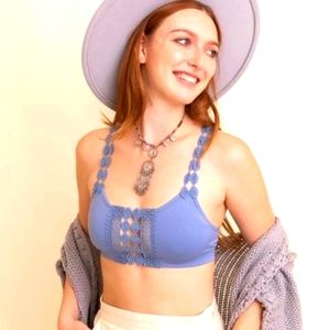 XL/XXL Black In Color Boutique boho padded bralette